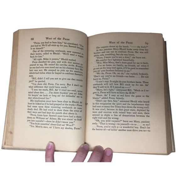 West of the Pecos by Zane Grey Hardcover Book - Picture 11 of 16